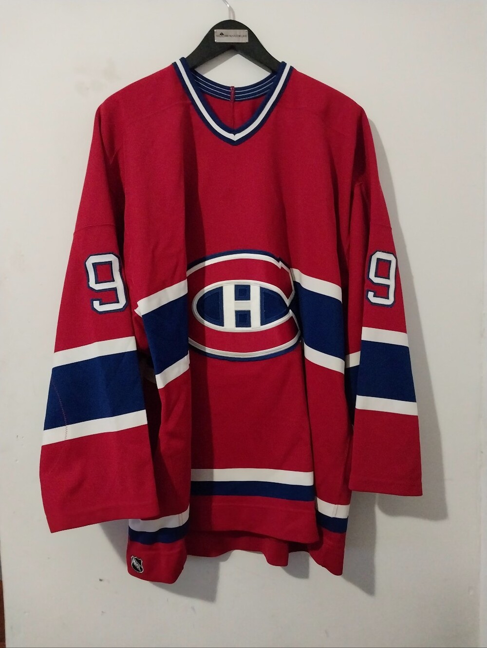 Ccm Vtg. Montreal Canadians Maurice Richard Home Red Jersey Size 56